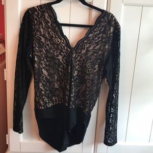 Express lace bodysuit